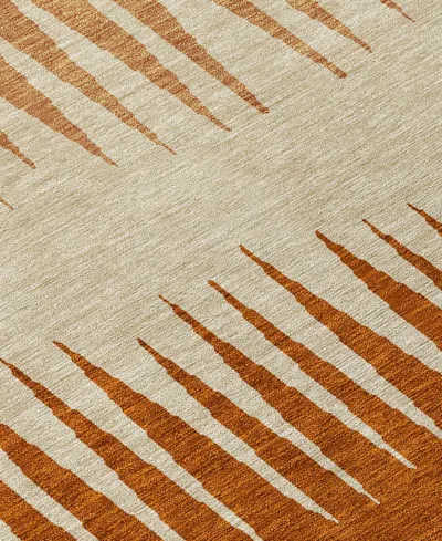 Addison Chantille Machine Washable Acn886 9'x12' Area Rug In Copper