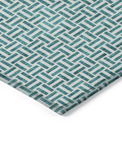 Addison Chantille Machine Washable Acn911 3'x5' Area Rug In Teal