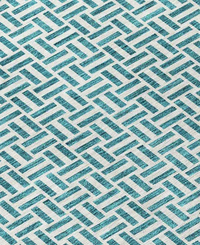 Addison Chantille Machine Washable Acn911 3'x5' Area Rug In Teal