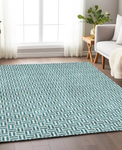 Addison Chantille Machine Washable Acn911 3'x5' Area Rug In Teal