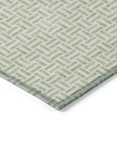 Addison Chantille Machine Washable Acn911 2'6"x3'10" Area Rug In Sage