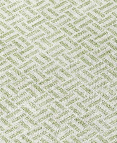 Addison Chantille Machine Washable Acn911 2'6"x3'10" Area Rug In Sage