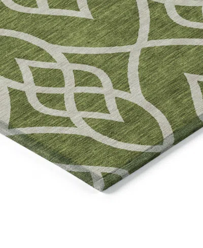 Addison Chantille Machine Washable Acn884 2'6"x3'10" Area Rug In Olive