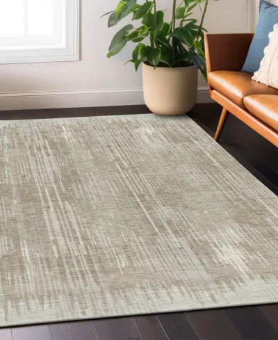 Addison Chantille Machine Washable Acn893 2'6"x3'10" Area Rug In Beige