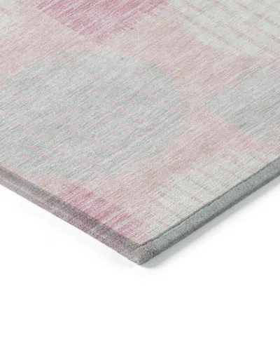 Addison Chantille Machine Washable Acn900 9'x12' Area Rug In Pink