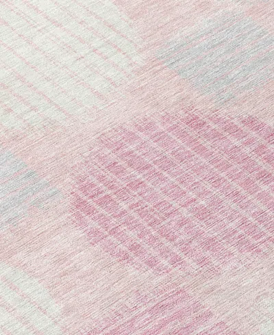 Addison Chantille Machine Washable Acn900 9'x12' Area Rug In Pink