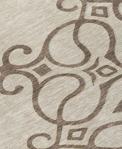 Addison Chantille Machine Washable Acn874 2'6"x3'10" Area Rug In Taupe