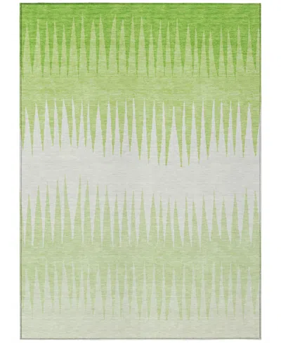 Addison Chantille Machine Washable Acn886 8'x10' Area Rug In Lime