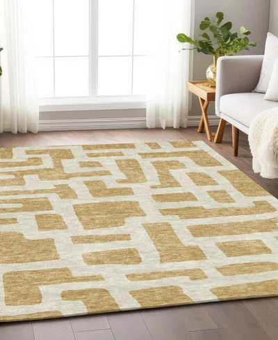 Addison Chantille Acn903 9'x12' Area Rug In Gold