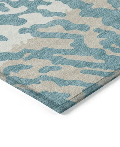 Addison Chantille Machine Washable Acn873 2'3"x7'6" Runner Area Rug In Teal