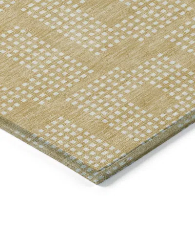 Addison Chantille Machine Washable Acn890 3'x5' Area Rug In Gold