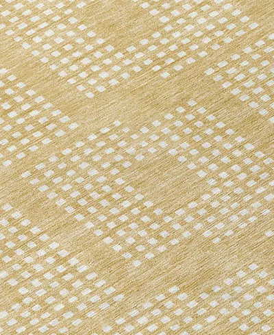 Addison Chantille Machine Washable Acn890 3'x5' Area Rug In Gold