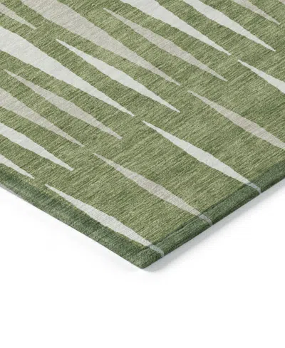 Addison Chantille Machine Washable Acn881 8'x10' Area Rug In Green