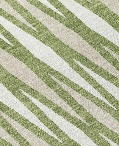 Addison Chantille Machine Washable Acn881 8'x10' Area Rug In Green