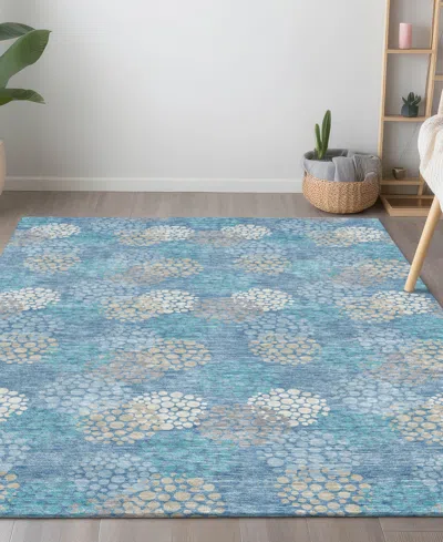 Addison Chantille Machine Washable Acn908 9'x12' Area Rug In Mist