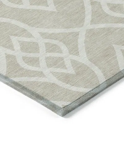 Addison Chantille Machine Washable Acn884 3'x5' Area Rug In Beige
