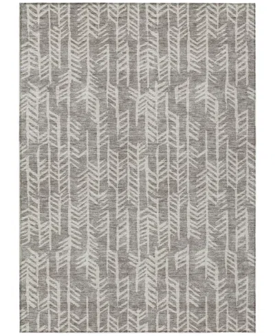 Addison Chantille Machine Washable Acn906 8'x10' Area Rug In Taupe