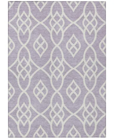 Addison Chantille Machine Washable Acn884 9'x12' Area Rug In Lavender