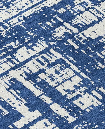 Addison Chantille Machine Washable Acn895 9'x12' Area Rug In Navy