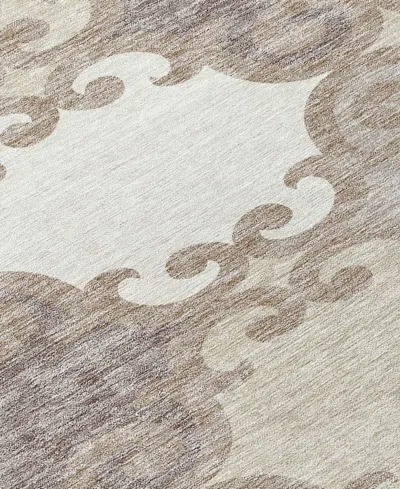 Addison Chantille Machine Washable Acn883 5'x7'6" Area Rug In Taupe