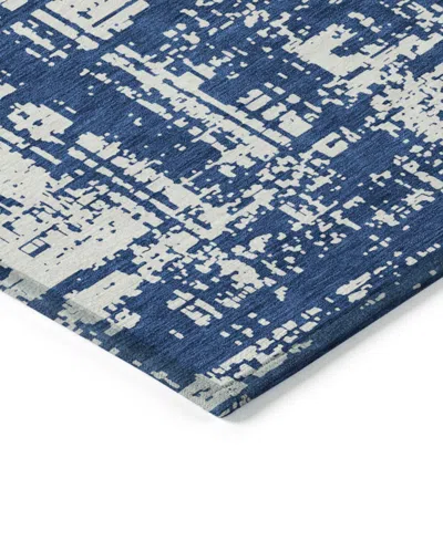Addison Chantille Machine Washable Acn895 8'x10' Area Rug In Navy