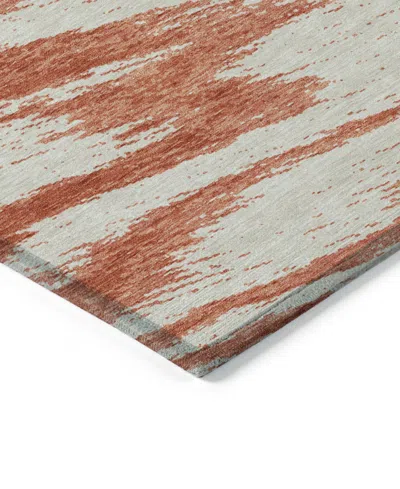 Addison Chantille Machine Washable Acn876 3'x5' Area Rug In Salmon