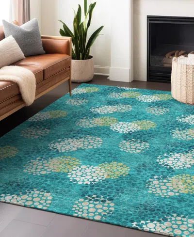 Addison Chantille Machine Washable Acn908 3'x5' Area Rug In Jade