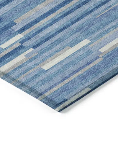 Addison Chantille Machine Washable Acn894 9'x12' Area Rug In Mist