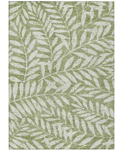 Addison Chantille Machine Washable Acn899 3'x5' Area Rug In Green