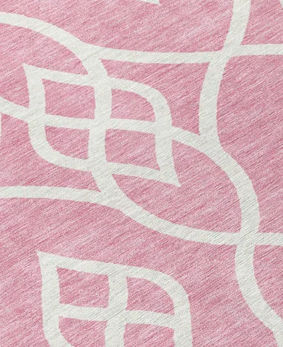 Addison Chantille Machine Washable Acn884 8'x10' Area Rug In Pink