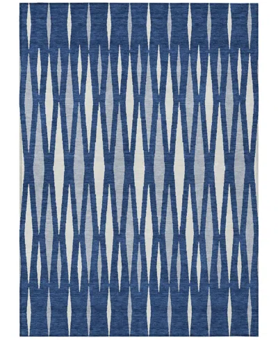 Addison Chantille Machine Washable Acn881 8'x10' Area Rug In Navy