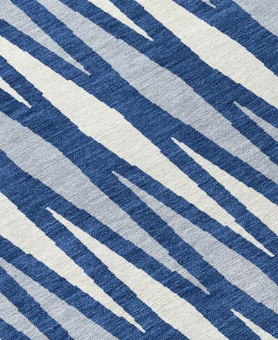 Addison Chantille Machine Washable Acn881 8'x10' Area Rug In Navy