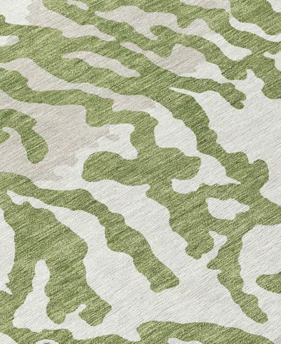 Addison Chantille Machine Washable Acn873 9'x12' Area Rug In Green