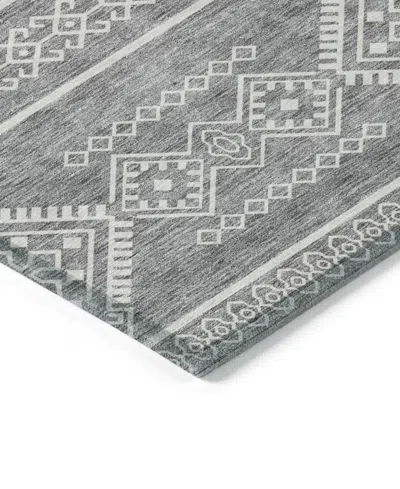 Addison Chantille Machine Washable Acn901 2'6"x3'10" Area Rug In Gray