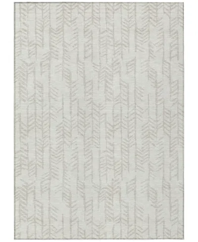 Addison Chantille Machine Washable Acn906 3'x5' Area Rug In Ivory