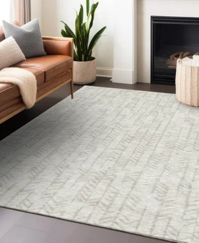 Addison Chantille Machine Washable Acn906 3'x5' Area Rug In Ivory