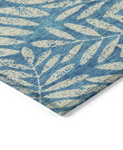 Addison Chantille Machine Washable Acn899 5'x7'6" Area Rug In Teal