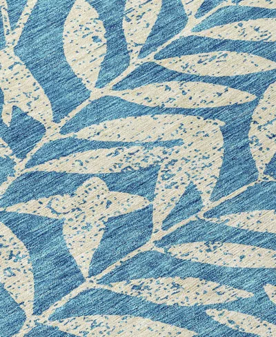 Addison Chantille Machine Washable Acn899 5'x7'6" Area Rug In Teal