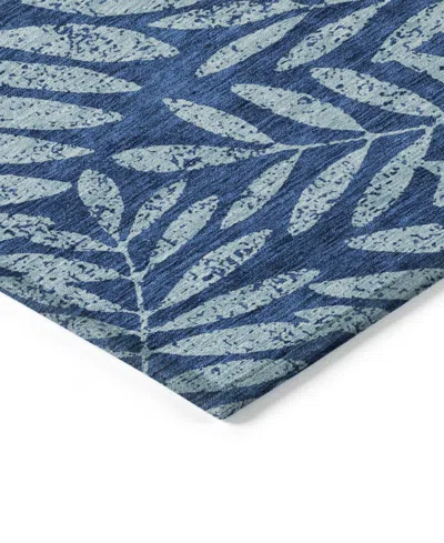 Addison Chantille Machine Washable Acn899 9'x12' Area Rug In Navy