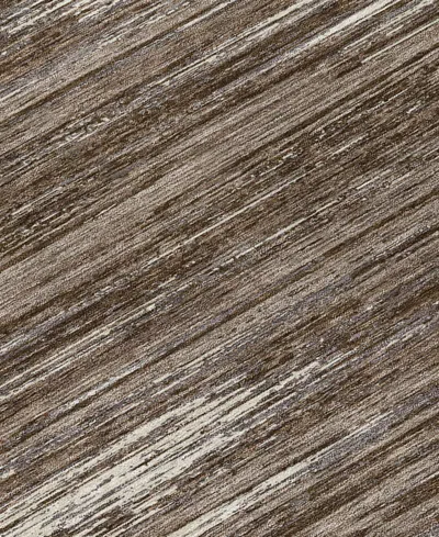 Addison Chantille Machine Washable Acn896 2'3"x7'6" Runner Area Rug In Brown