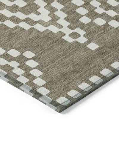 Addison Chantille Machine Washable Acn891 3'x5' Area Rug In Taupe