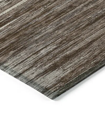 Addison Chantille Machine Washable Acn896 3'x5' Area Rug In Brown