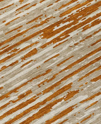 Addison Chantille Machine Washable Acn888 2'6"x3'10" Area Rug In Paprika