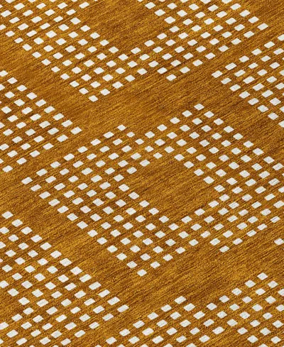 Addison Chantille Machine Washable Acn890 8'x10' Area Rug In Terracotta