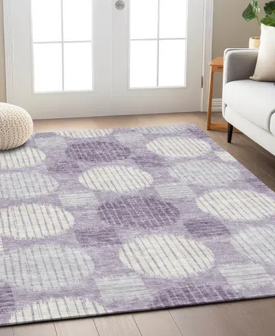 Addison Chantille Acn900 9'x12' Area Rug In Purple