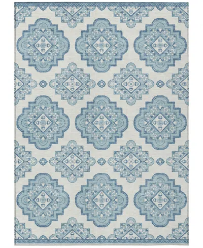 Addison Chantille Machine Washable Acn878 3'x5' Area Rug In Teal