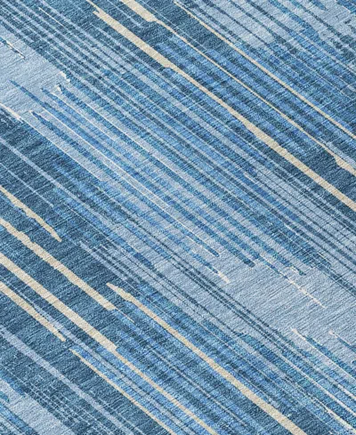 Addison Chantille Machine Washable Acn893 3'x5' Area Rug In Blue