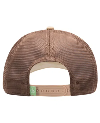 Scotch & Soda Men's Altos Adjustable Trucker Cap In Dark Beige