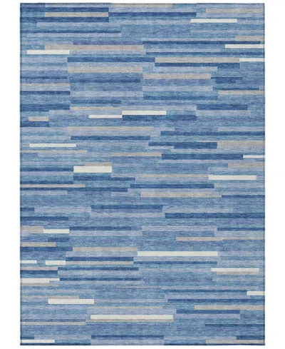 Addison Chantille Machine Washable Acn894 5'x7'6" Area Rug In Mist