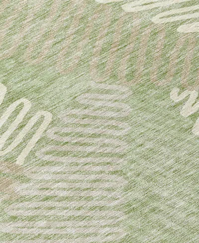 Addison Chantille Machine Washable Acn904 2'6"x3'10" Area Rug In Sage